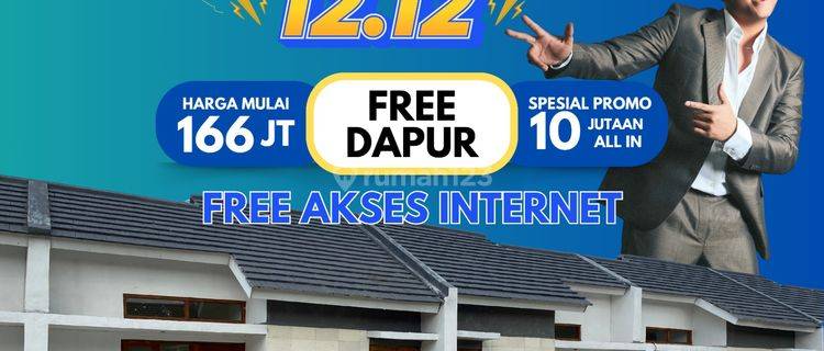 Beli Rumah Promo 12.12 Cuma 10JTAN Free Dapur  1