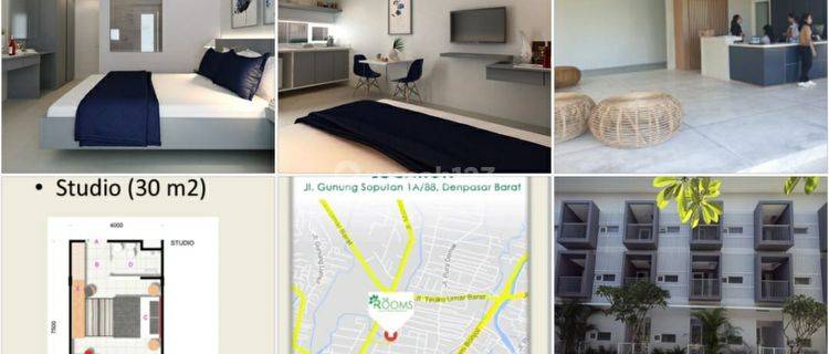 Dijual Unit Apartemen The Rooms Murah Sekali 1 Bed  Kota Denpasar  Bali 1