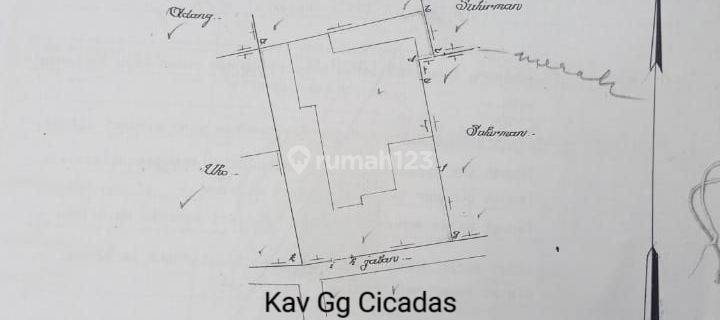 Kavling Cicadas Dibawah Njop 1