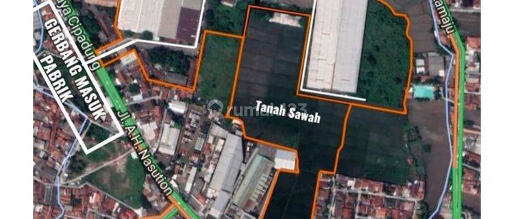 Tanah Bekas Pabrik di Bandung, Lt 13.5 Ha, Harga 9 Juta m2 1