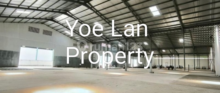 New Warehouse for Rent in Candi Gatot Subroto Industrial Area. Ready to Use. Strategic, Secure, and Flood-Free. 1