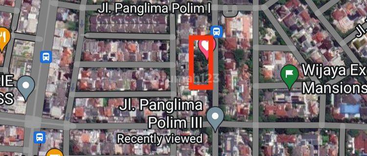 Dijual Tanah/Kavling jl Panglima Polim Kebayoran Baru Jakarta Selatan 1