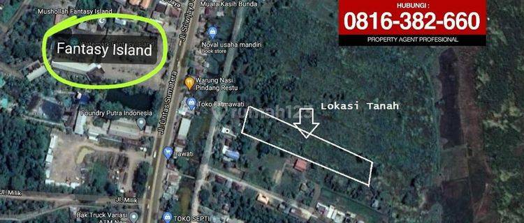 Dijual Tanah 6.740m2 di Jln Sriwijaya (depan Fantasy Island) Palembang 
 1