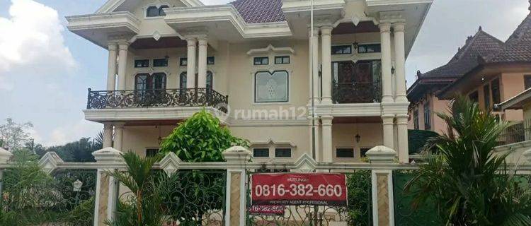 Dijual rumah mewah 856/912 di Demang Pinggir jalan aspal Palembang
 1