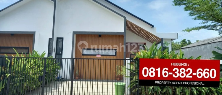 Disewakan Rumah 65/210M2 Full Furnished Dekat Paramount School Sukatani Palembang 1
