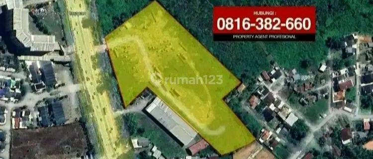 Dijual/Disewakan Tanah (22.708 M2) Dipinggir Jalan Soekarno-Hatta Palembang 1