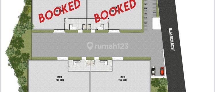 Gudang Baru Dekat Jalan Bayur,tangerang,luas 680 M Ada 2 Unit ,harga 365 Jt Thn 1