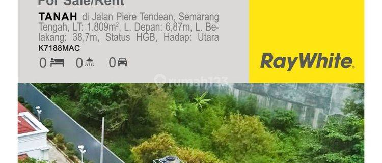 Tanah di Piere Tendean semarang tengah dekat mall paragon 1