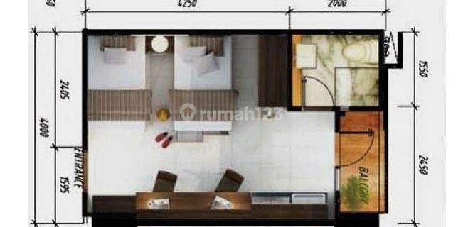 Jual Murah Apartemen Jatinangor dekat Kampus Cocok untuk Invest 1