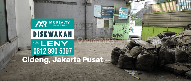 Gudang  Siap Pakai 2 Lantai Di Cideng, Jakarta Pusat  1