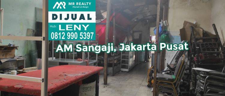 MURAH DIBAWAH NJOP...RUMAH LAMA HITUNG TANAH LT 328 M2 ZONA KOMERSIL, DI AM SANGAJI, JAKARTA  PUSAT 1