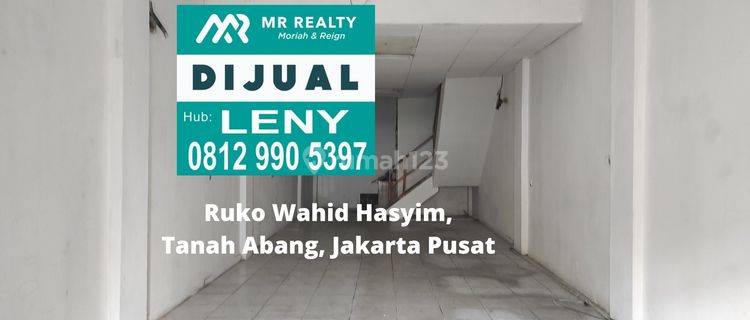 RUKO SIAP PAKAI 3 LANTAI DI JL. KH WAHID HASYIM, JAKARTA PUSAT 1