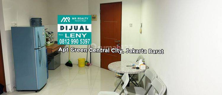 APARTEMEN GREEN CENTRAL CITY, GAJAH MADA, JAKARTA BARAT 2 BED ROOM, FULL FURNISHED, LAGI BU 1