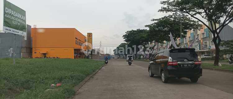 Kavling Stragis Pinggir Jalan Utama 1460 M Harga 35 Rb/ Mtr Sisa 4 Unit Cocok Bisnis Kuliner/resto/gym/ Lapangan Pusat Bisnis Usaha Harapan Indah Bekasi 1