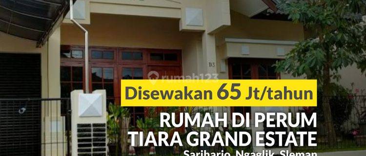Rumah Disewakan Di Perumahan Tiara Grand Estate Ngaglik Sleman 1