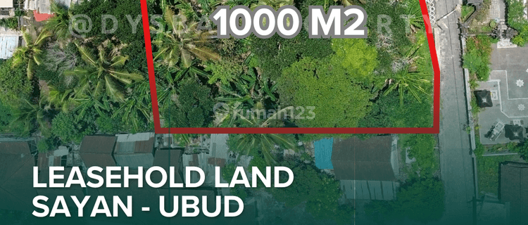 For Sale Leasehold Land At Sayan Ubud 1