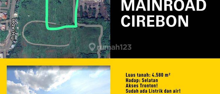 Dijual Tanah di Cirebon Mainroad 1