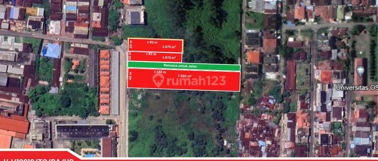 Dijual Tanah di Jl. Budi Karya, Pontianak 1