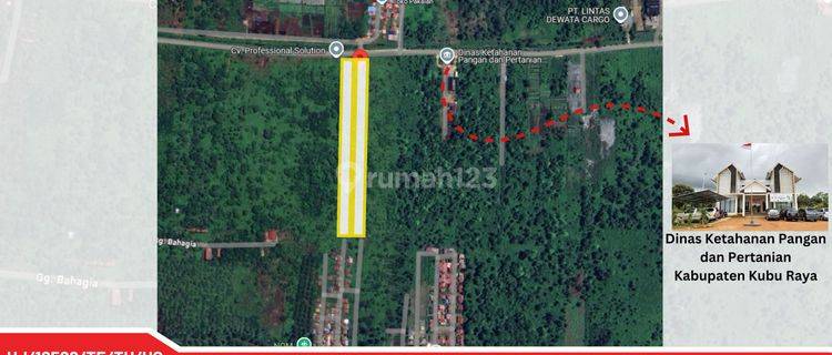 Tanah di Jl. Angkasa Pura, Kubu Raya SHM 16.063 m² 1