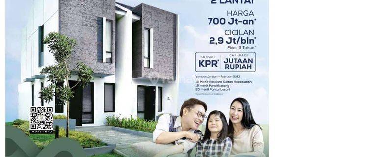 Dijual Rumah 2 Lantai di UTOPHIA, TALLASA CITY 1