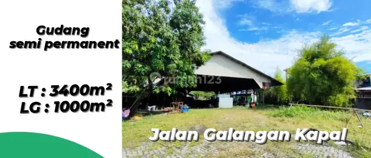 Dijual/ Disewakan Gudang di Galangan Kapal (fl) 1