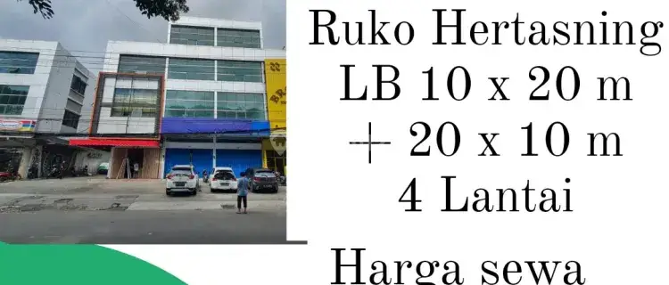 Disewakan Ruko 4lantai di Jalan Hertasning(al) 1