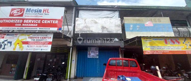 Disewakan Ruko 2lantai di Jl veteran utara, Makassar (okt), Lariang Bangi 1