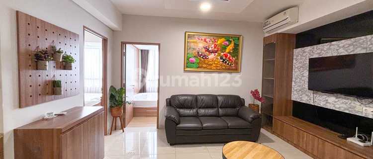 Full Furnish..Dijual apartemen Skandinavia, tipe 2BR lantai favorit 1