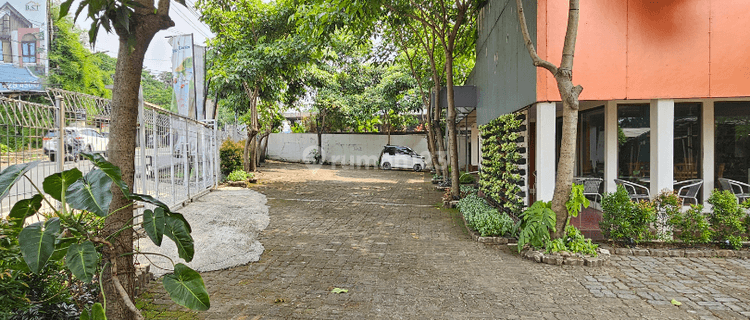 Tanah Luas Bisa Buat Usaha Cafe Sangat Strategis di Pondok Cabe 1