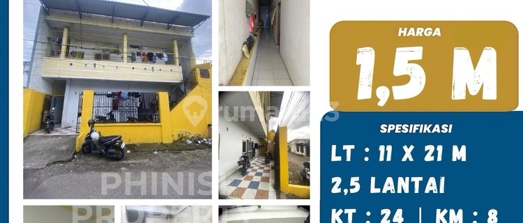 For sale.boarding house.Jl. Hartaco Indah 1