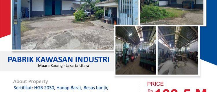 Dijual Pabrik Dikawasan Industri Pluit Muara Karang Jakarta Utara 1