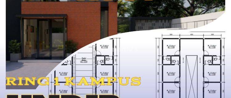 16 Kamar,2 Lantai,rumah Kost Modern,shm Ring 1 Undip Semarang  1