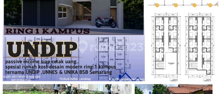 Termurah 16 Kamar,Shm,Rumah Kostdekat Kampus Undip 1