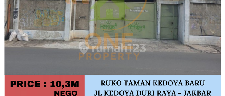 For Sale: Shop House in Taman Kedoya Baru, Jl Kedoya Duri Raya, Kedoya Selatan - West Jakarta 1