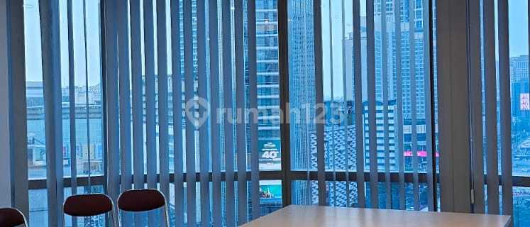 Sewa Kantor 270 M2 di The City Tower Thamrin, Sdh Partisi Siap Pakai 1