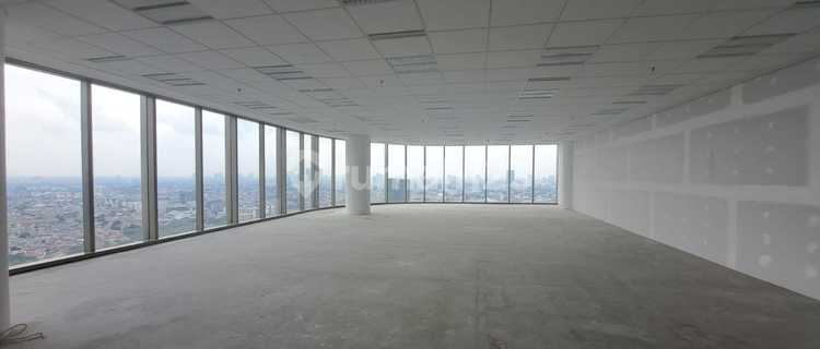 Sewa Kantor 598 M2 di Tempo Scan Tower, Strategis, Nego, View Terbaik 1