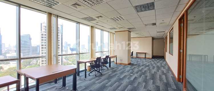 Sewa Kantor 266 M2 Sdh Partisi di Menara Prima Mega Kuningan 1
