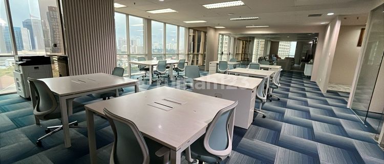 Sewa Kantor Siap Huni 645 M2 di Menara Batavia Sudirman 1