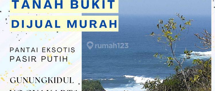 Tanah Pantai Bukit Dijual Murah di Pantai Gunungkidul Yogyakarta 1