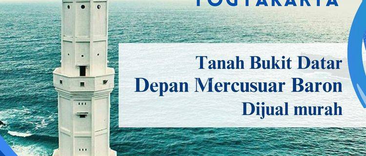 Jual Tanah Pantai Bukit Datar Samping Mercusuar Gunungkidul Yogyakarta 1