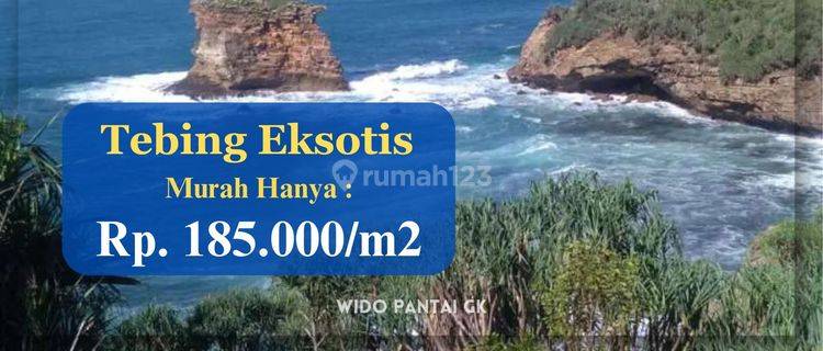 Dijual Tanah Tebing Murah Pantai Ngondo Gunungkidul Yogyakarta 1