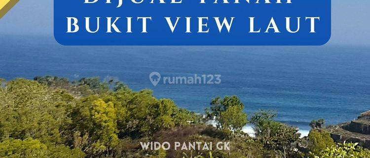 Dijual Tanah Bukit View Laut Istimewa Gunungkidul Yogyakarta 1