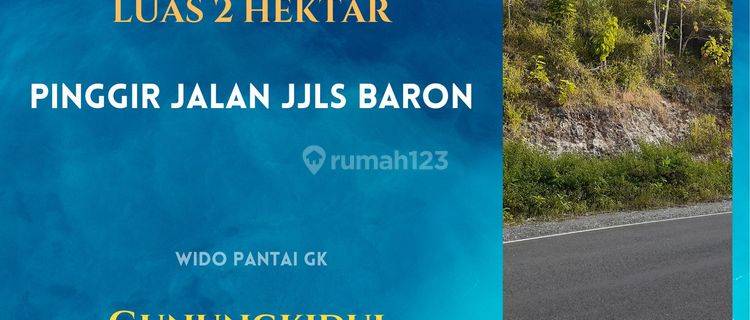 Dijual Tanah Pantai Bukit Pinggir Jalan Jjls Dekat Pantai Yogyakarta 1