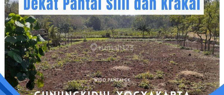 Dijual Tanah Datar Dekat Pantai Slili Dan Krakal Gunkid Yogyakarta 1