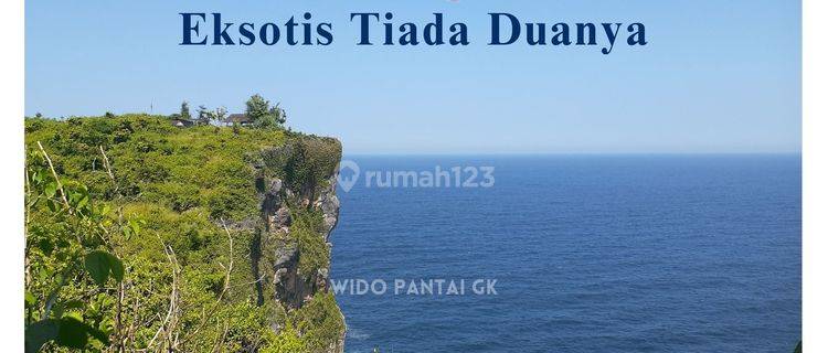 Jual Tanah Tebing Pantai Murah Istimewa Gunungkidul Yogyakarta 1