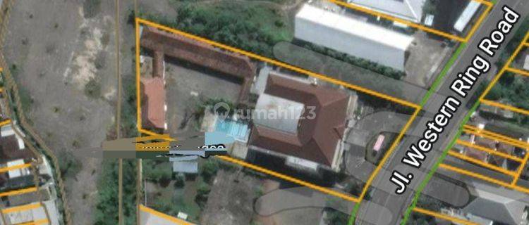 For Rent Land Plus Building Main Road Denbar Bali 1