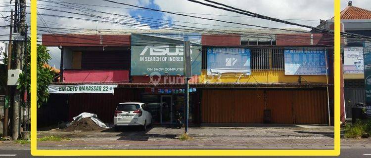 For Rent 4 Storey Shophouses on Main Road Denbar Bali 1