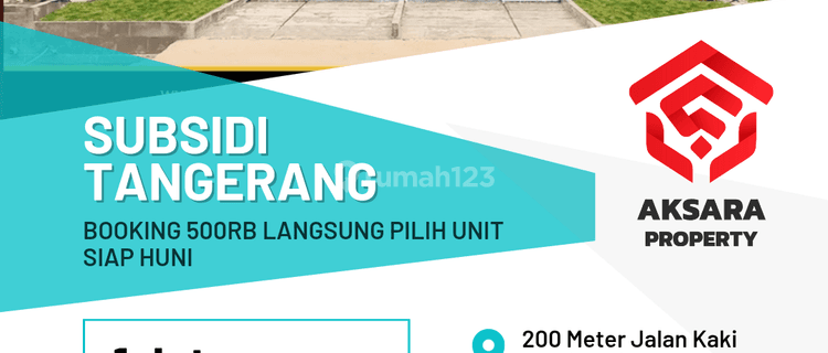 Puri Harmoni Cikasungka Subsidi Tangerang Siap Huni Promo 500 ribu 1