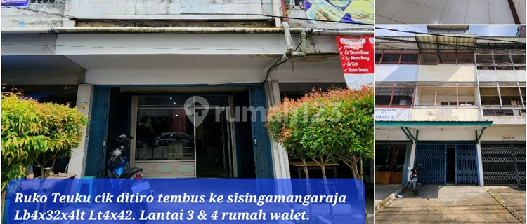 Ruko di Jl teuku cik di tiro
Siap pakai  1