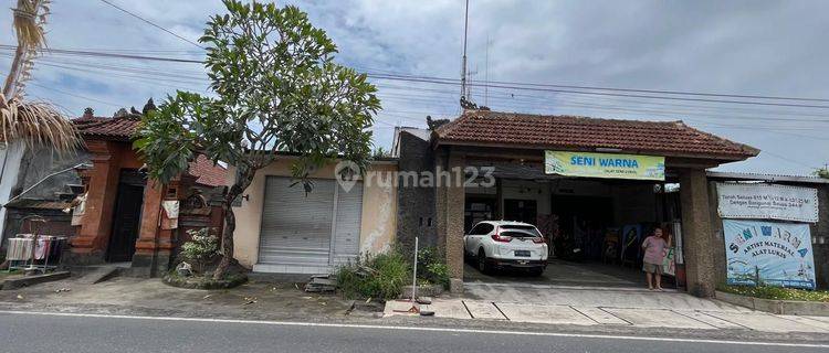 Tanah Dan Bangunan Pinggir Jalan Lodtunduh Ubud Super Murah 1